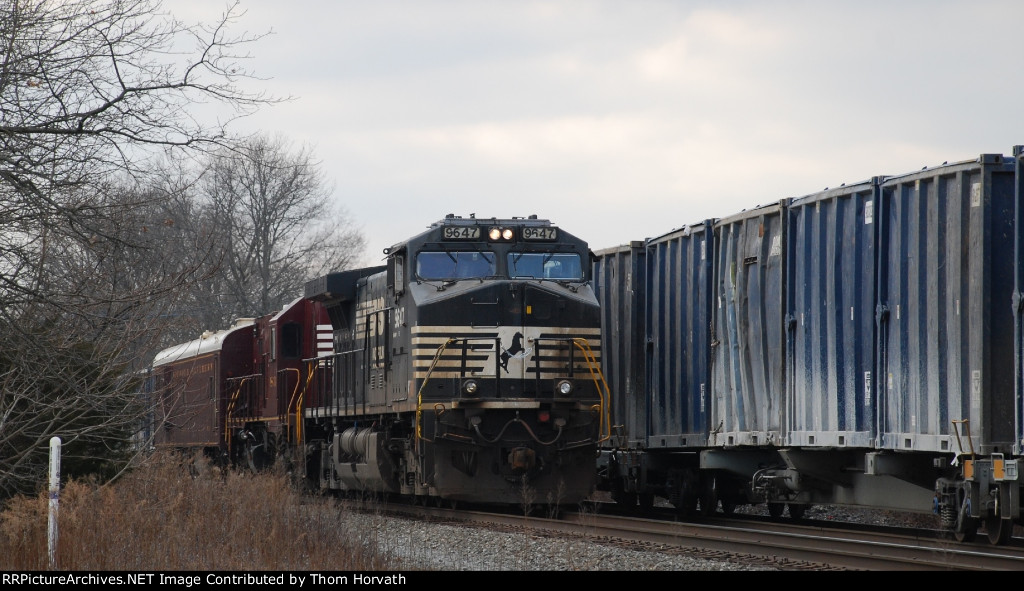 Due to congestion at Port Rdg Jct, the Geometry Train is held